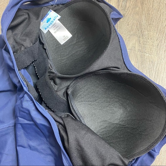 Swimsuits For All Aquabella Xtra Life one piece swimsuit Purple Fuchsia - Picture 6 of 9